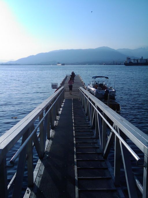 A pier at Vancouver harbour