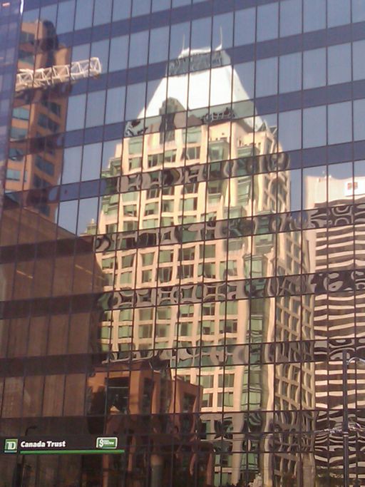 Office blocks in downtown Vancouver